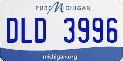 MI license plate DLD3996