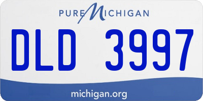 MI license plate DLD3997