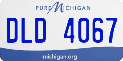 MI license plate DLD4067