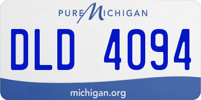 MI license plate DLD4094
