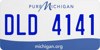 MI license plate DLD4141