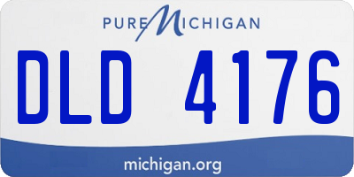 MI license plate DLD4176