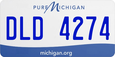 MI license plate DLD4274