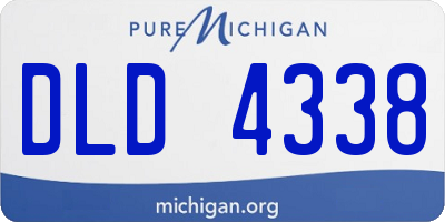 MI license plate DLD4338