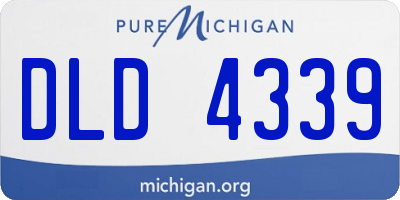 MI license plate DLD4339