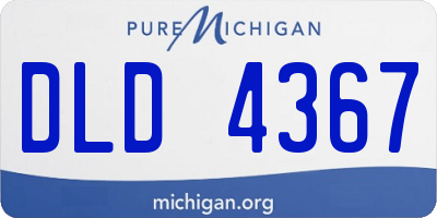 MI license plate DLD4367