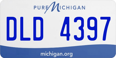 MI license plate DLD4397