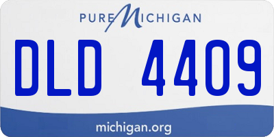 MI license plate DLD4409