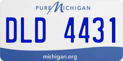 MI license plate DLD4431