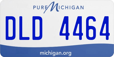 MI license plate DLD4464