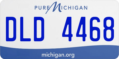 MI license plate DLD4468