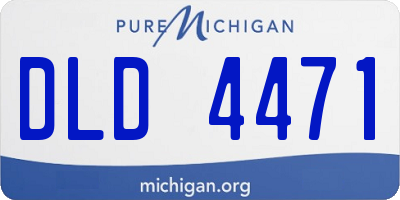 MI license plate DLD4471