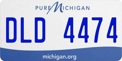 MI license plate DLD4474
