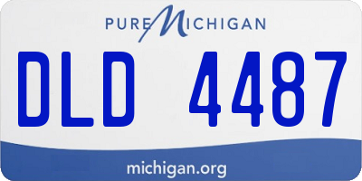 MI license plate DLD4487