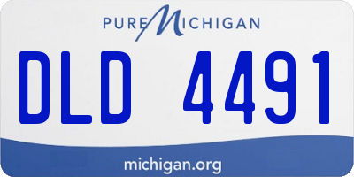 MI license plate DLD4491