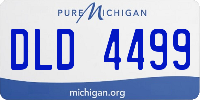 MI license plate DLD4499