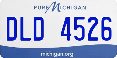 MI license plate DLD4526