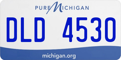 MI license plate DLD4530