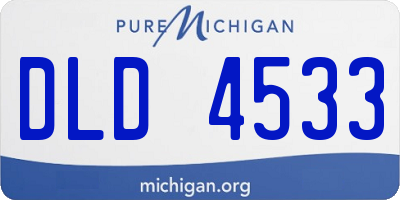 MI license plate DLD4533