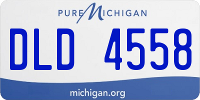 MI license plate DLD4558