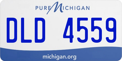 MI license plate DLD4559