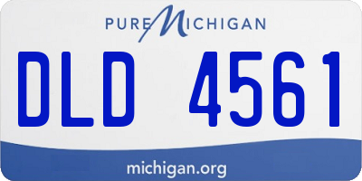 MI license plate DLD4561