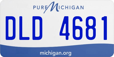 MI license plate DLD4681