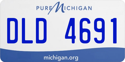 MI license plate DLD4691