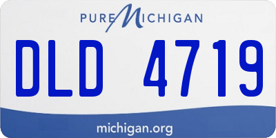 MI license plate DLD4719