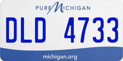 MI license plate DLD4733