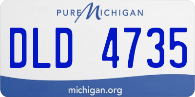 MI license plate DLD4735