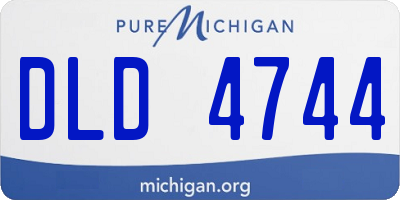 MI license plate DLD4744