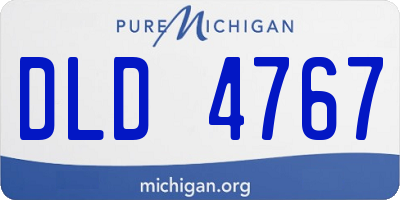 MI license plate DLD4767