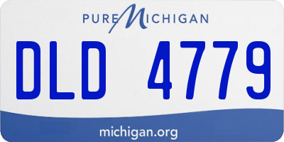 MI license plate DLD4779