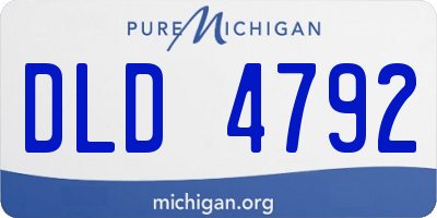 MI license plate DLD4792