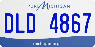 MI license plate DLD4867
