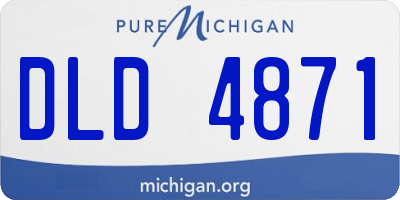 MI license plate DLD4871