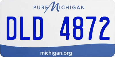 MI license plate DLD4872