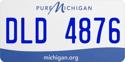 MI license plate DLD4876
