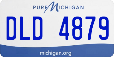 MI license plate DLD4879