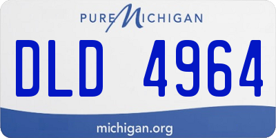 MI license plate DLD4964