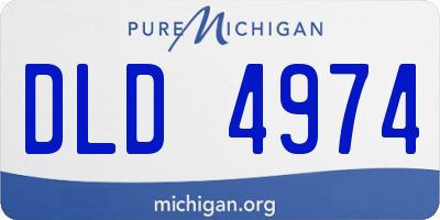 MI license plate DLD4974