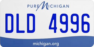 MI license plate DLD4996