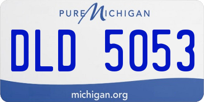 MI license plate DLD5053