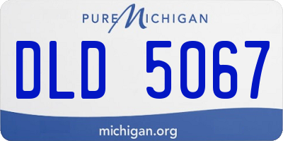 MI license plate DLD5067