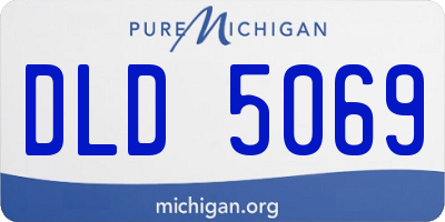 MI license plate DLD5069