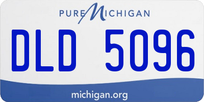 MI license plate DLD5096