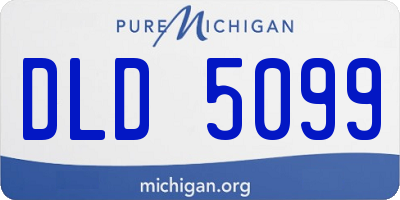 MI license plate DLD5099