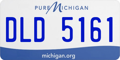 MI license plate DLD5161
