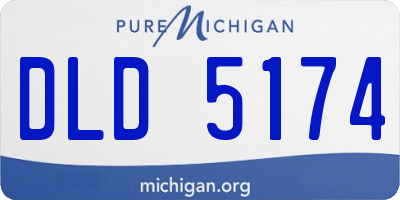 MI license plate DLD5174